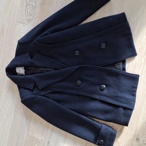 Zara Wool Peacoat - Small